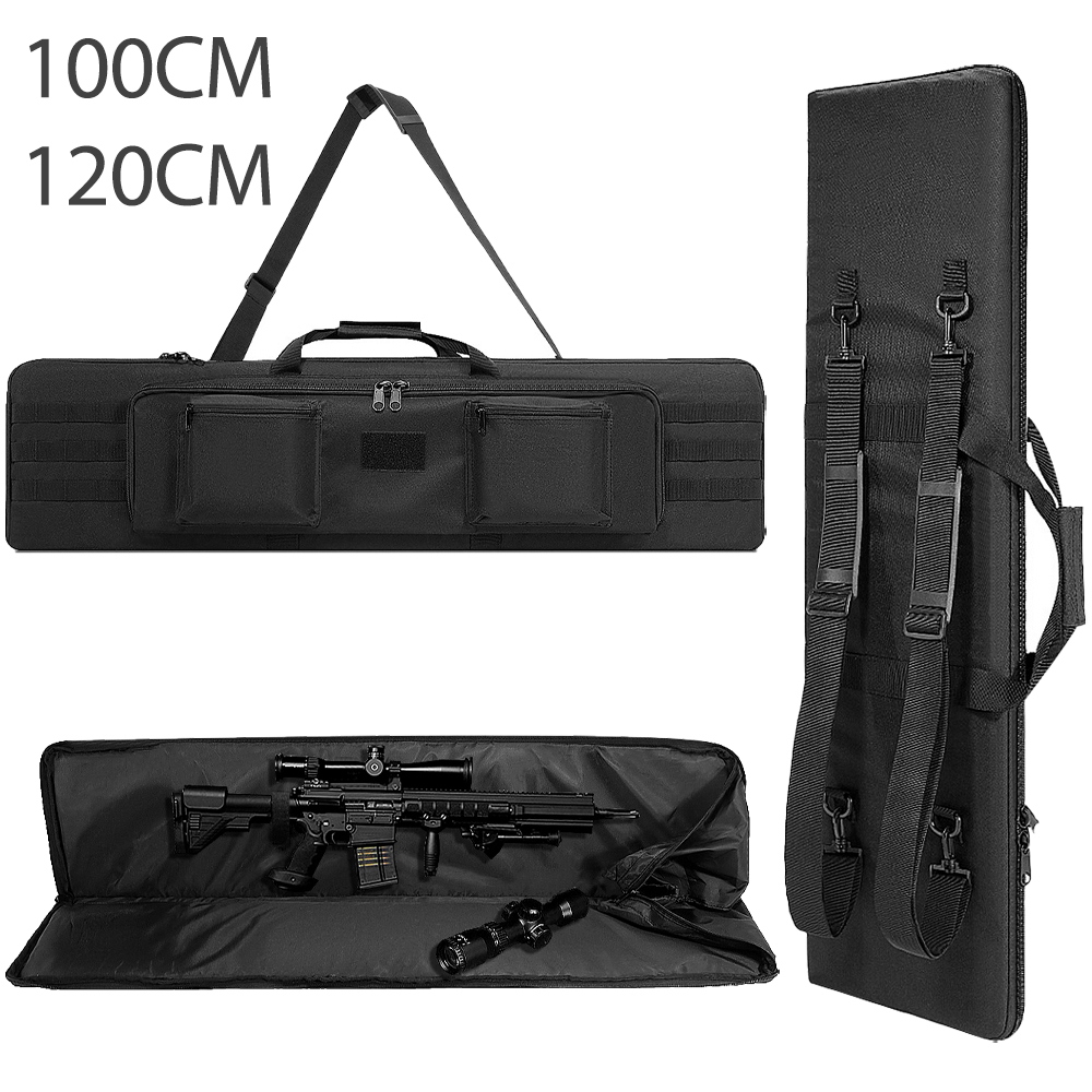 Outdoor Hunting Rifle - 100～120cm対応 ガンバッグ ライフルケース バックパック 長銃キャリー ハンドバッグ