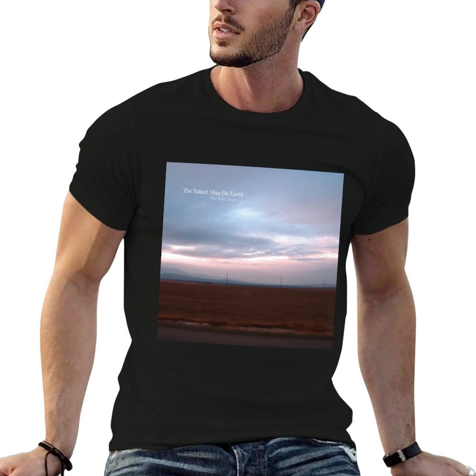 Wildman Hunting & Outdoor Linton'S Corner Silver Lakes - 地球上で一番背の高い男 ザ・ワイルド・ハント Tシャツ 男性用Tシャツ コットン製 面白いTシャツ