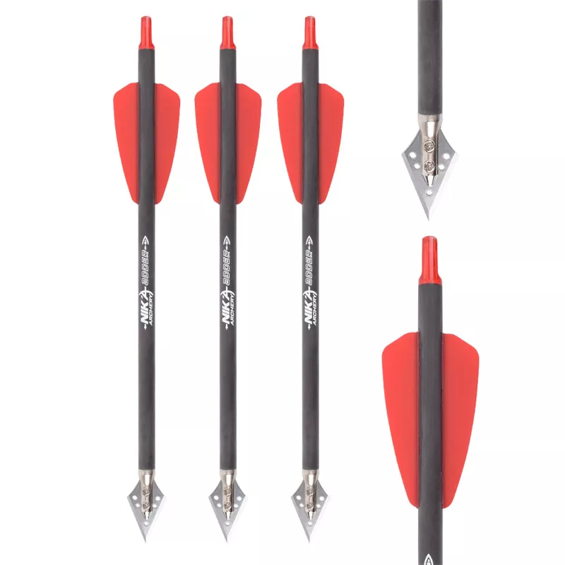 Crossbow Bolt Broadhead - 3-6 個 7.5 インチ クロスボウ ボルト