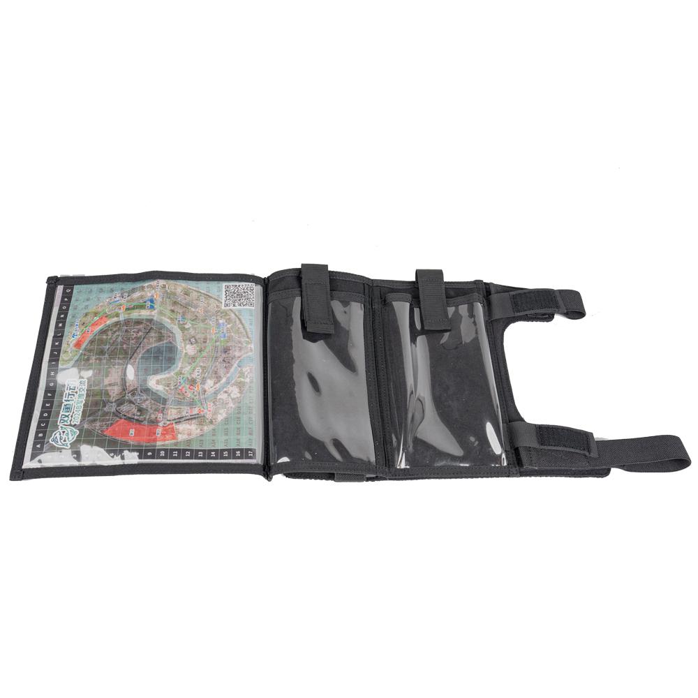 Outdoor Hunting Maps - タクティカルアームスリーブマップポーチ エアソフトガンQB リストマップホルダー 携帯電話ポケットアームポーチ アウトドアスポーツ ランニング