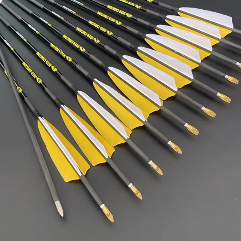 Arrow Carbon Shaft - DEER CROSSING ピュアカーボン矢 ID4.2mm ID6.2mm スパイン300、350、400、500、600、700、800、900、1000