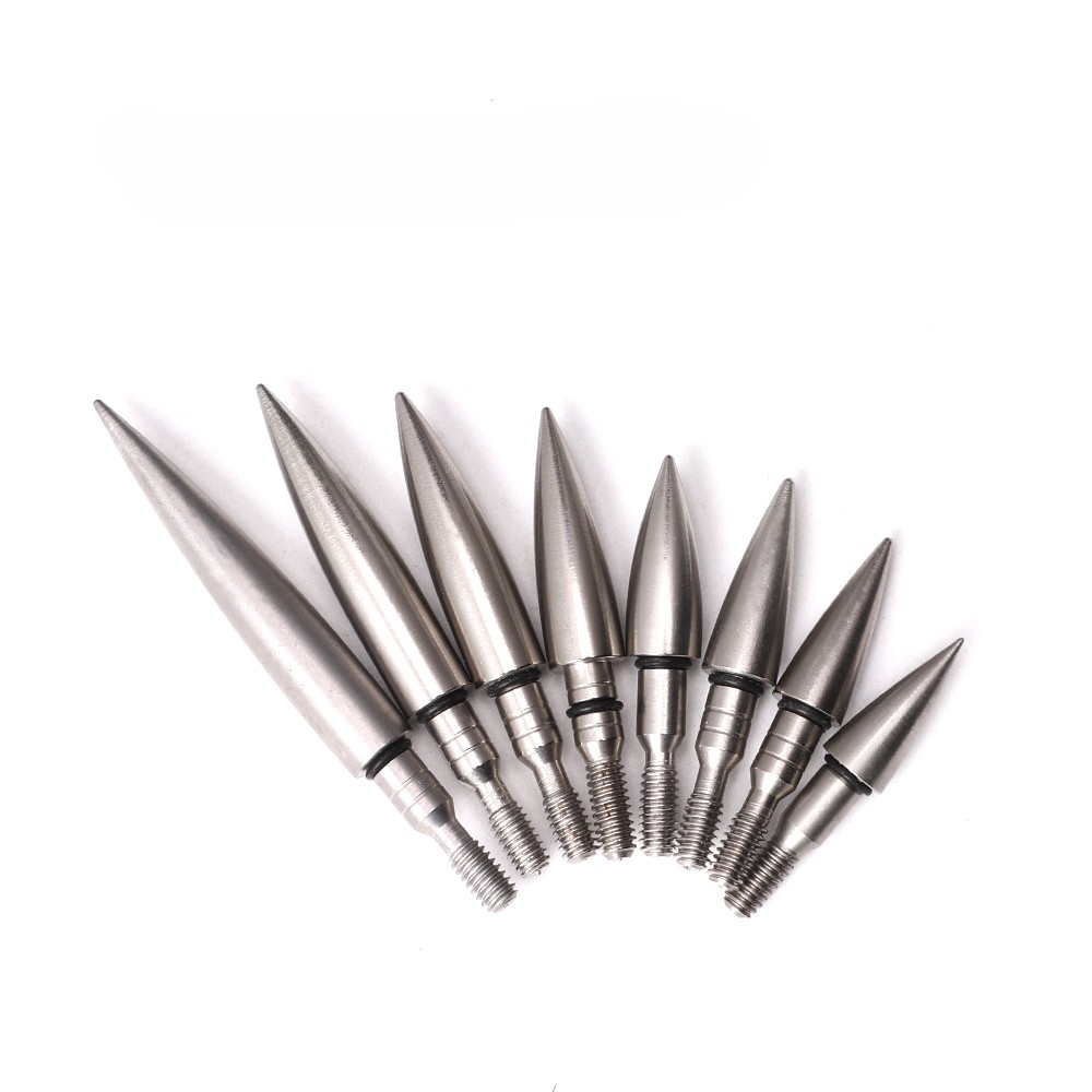 ステンレス製矢尻 - 12個セット、内径6.2mmの矢柄に対 - Arrow Carbon Shaft のレビューと価格