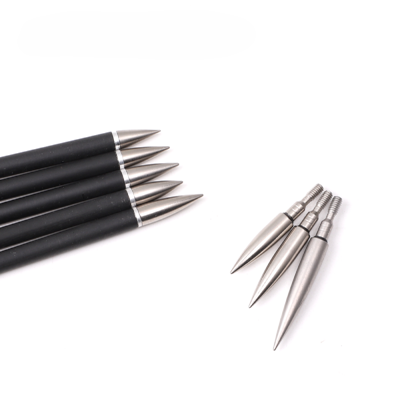 ステンレス製矢尻 - 12個セット、内径6.2mmの矢柄に対 - Arrow Carbon Shaft のレビューと価格