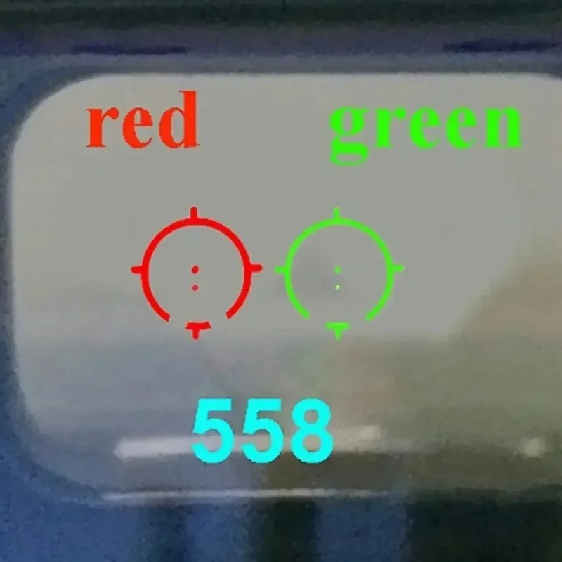 558 ホログラフィック スコープ 558+3x 戦術光学照 - Outdoor Hunting Rifle のレビューと価格