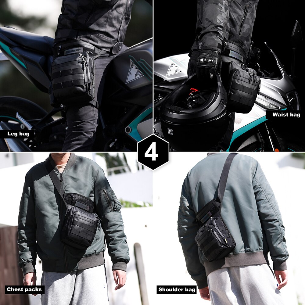 Rhinowalk オートバイドロップレッグバッグ太ももベル - Tactical Belt Rigger のレビューと価格