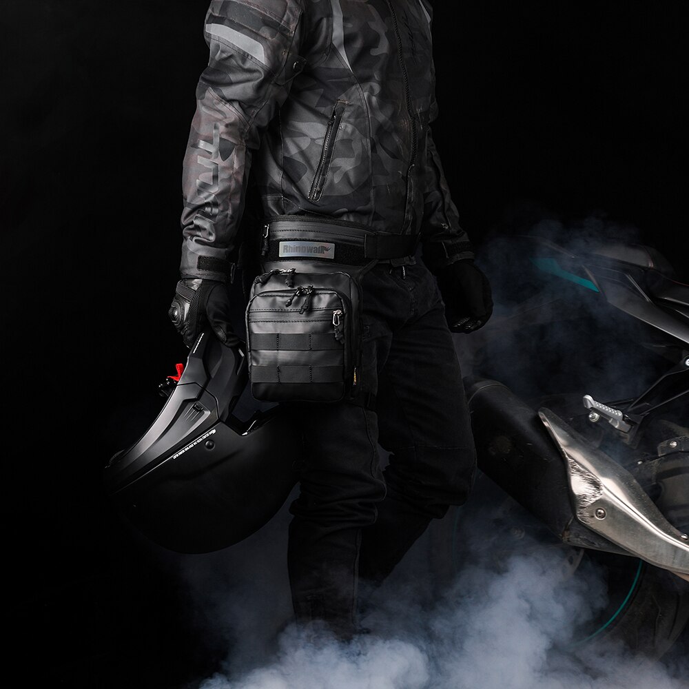 Rhinowalk オートバイドロップレッグバッグ太ももベル - Tactical Belt Rigger のレビューと価格