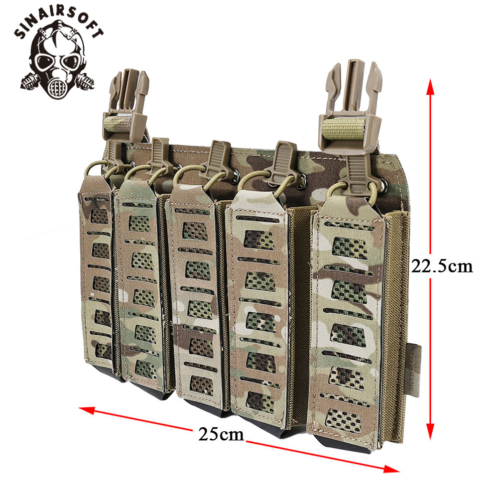 SINAIRSOFT 戦術 MP5 MP7 マガジンポーチ  - Tactical Belt Rigger のレビューと価格