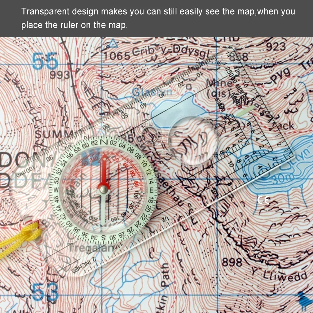 コンパス、ナビゲーションマップ、ルーラー、読図用スケール、ア - Outdoor Hunting Maps のレビューと価格