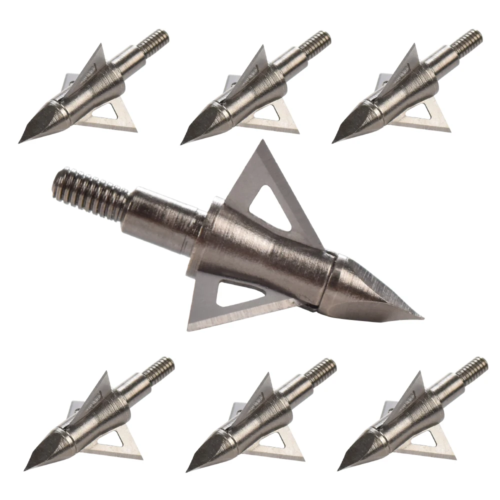 12X ハンティングブロードヘッドチップ アローヘッド 3枚 - Crossbow Bolt Broadhead のレビューと価格