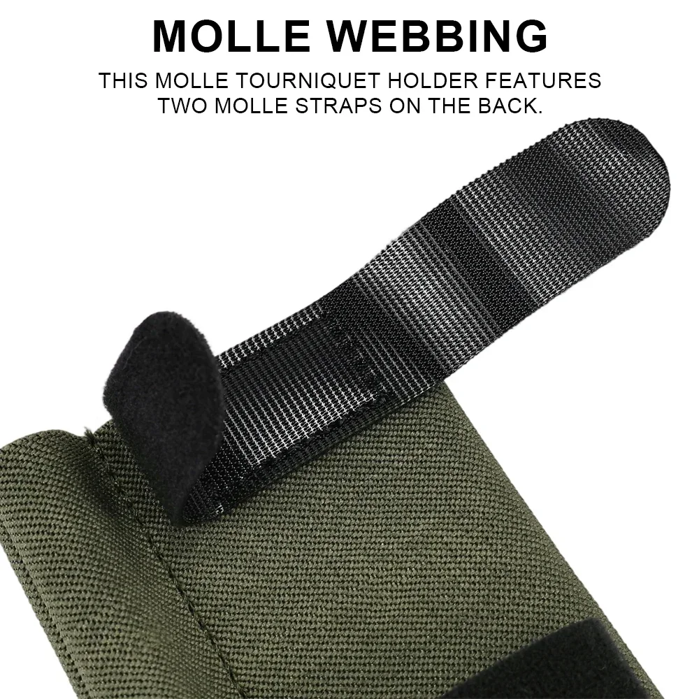 戦術的止血帯ホルダー TQ スリーブポーチ 弾性バンド モー - Tactical Belt Rigger のレビューと価格