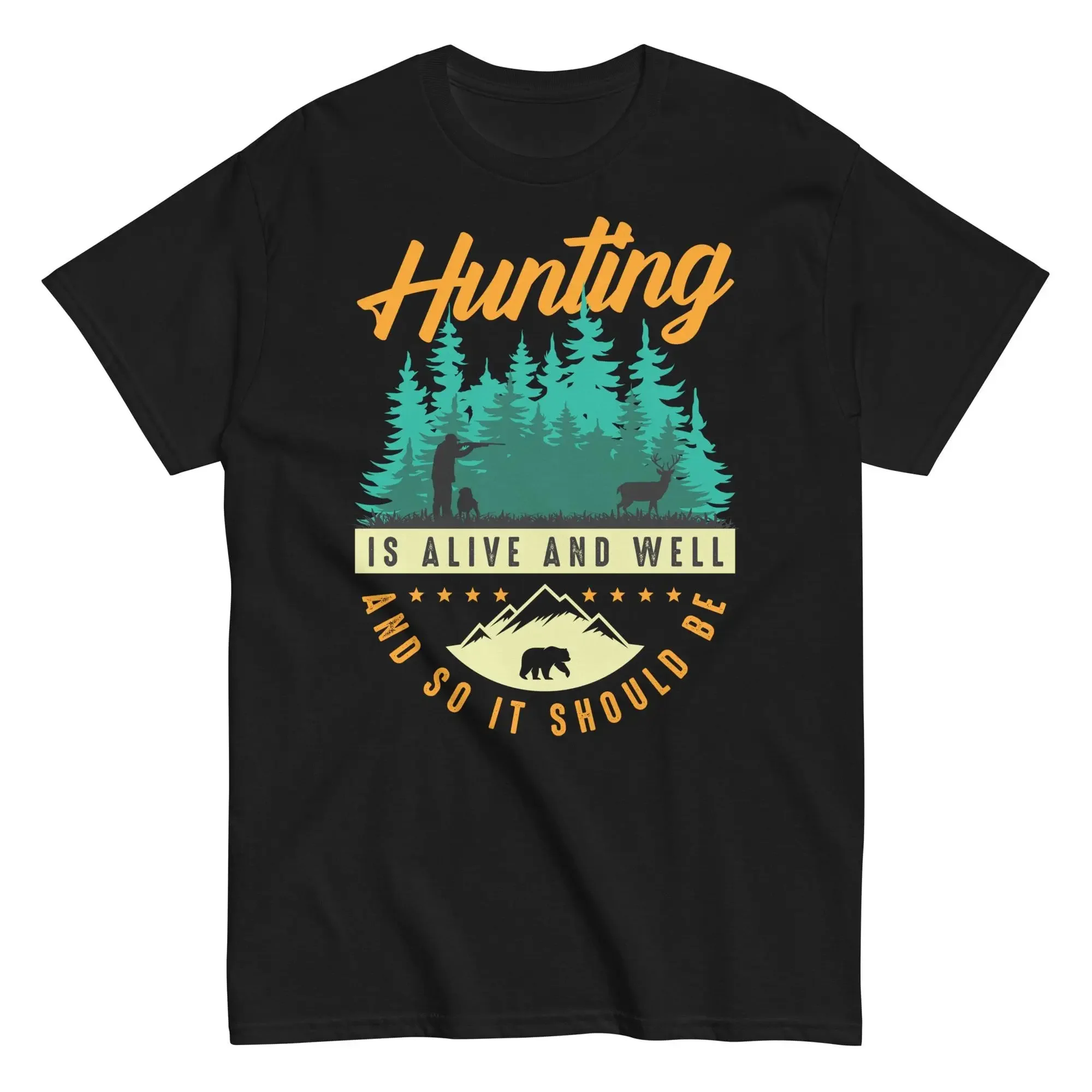 ハンターのための「I Should Be Hunting」T - Wildman Hunting & Outdoor Linton'S Corner Silver Lakes のレビューと価格