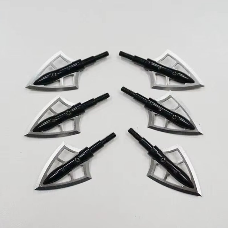6PK ボウハンティングブロードヘッド 125グレイン ステ - Crossbow Bolt Broadhead のレビューと価格