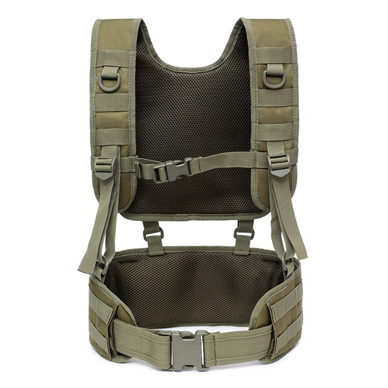 タクティカルベストモールチェストリグエアソフトウエストベルト - Tactical Belt Rigger のレビューと価格